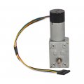 Dc Worm Geared Motor 12v Low Speed 15rpm With Hall Encoder For 3d Printers Diy Engine Toy