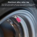8 Pcs Valve Caps Prevent Corrosion Car Dust Universal Aluminum Wheel Tire Air Stem Covers Pink
