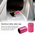 8 Pcs Valve Caps Prevent Corrosion Car Dust Universal Aluminum Wheel Tire Air Stem Covers Pink
