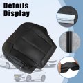 Secos Driver Passenger Side Bottom Black Leather Seat Covers For Chevy Silverado Gmc Sierra 1999 2000 2001 2002