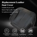 Secos Driver Passenger Side Bottom Black Leather Seat Covers For Chevy Silverado Gmc Sierra 1999 2000 2001 2002