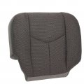 2003 2004 Gmc Sierra 1500 1500hd Passenger Bottom Dark-gray Cloth Seat Cover 