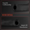 A-premium Power Steering Hose Pressure Reservoir Line Assembly Compatible With Hyundai Tiburon 2003-2008 V6 2 7l 2-pc Set