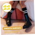 Doitool 4 Pairs Latex Shoe Covers Cycling Accessories Silicones Cover Reusable Boot Cover Overshoe Emulsion Yellow Outdoor