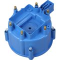 Aip Electronics Blue Male Hei Terminal Ignition Distributor Cap For V6 Distributors Oem Fit Cap1023-bl