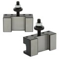 2pcs Oxa 250-001 Tool Holders Steel Quick Change Turning And Facing Lathe Post Holder For Bit Range 3 16 To 1 2 In 