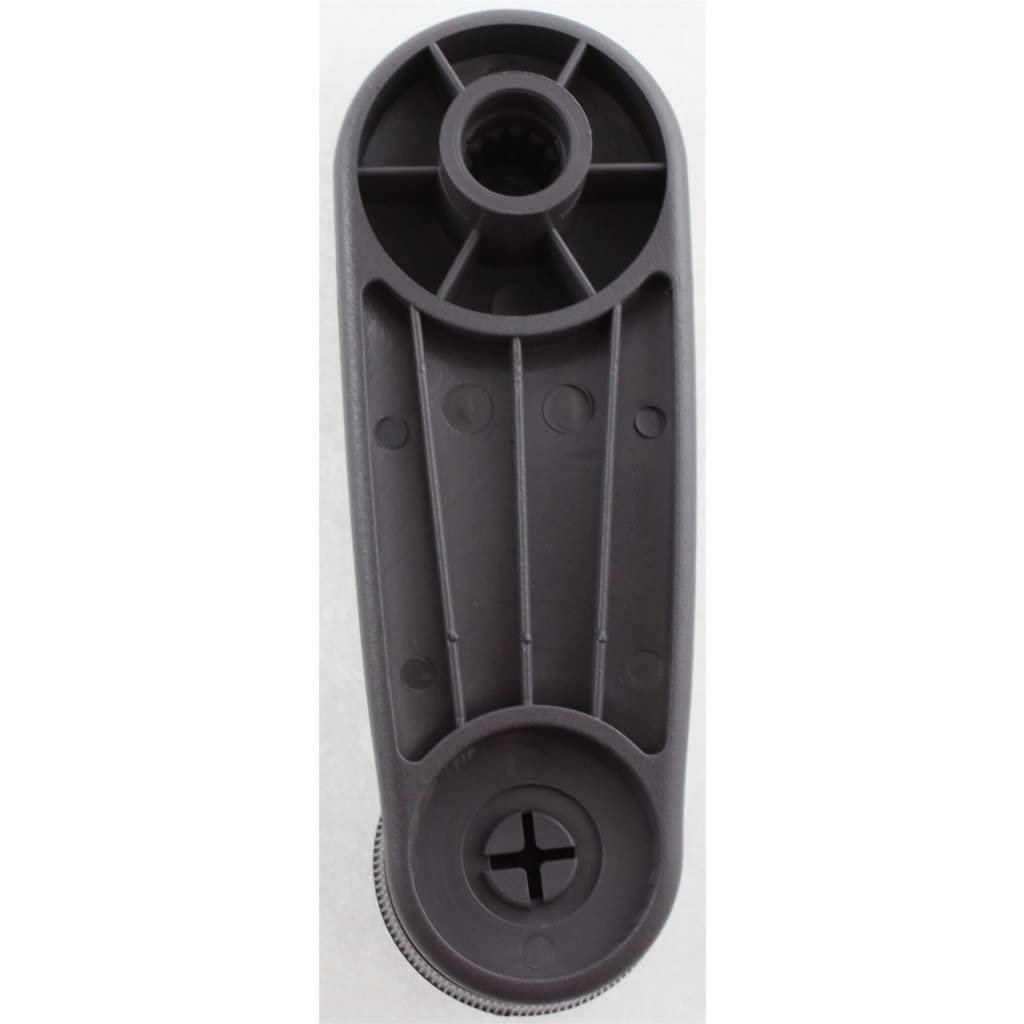 Window Crank For Jeep Wrangler 1999 To 2017 Front Or Rear Interior Textured Gray Plastic Replacement Fw80px9