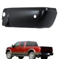 Black Rear Right Bumper Ends Replacement For F250 F350 F450 Super Duty 2008-2016 With Park Assist Sensors Hole Fo1105123 