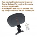 Gxywady Motorcycle Backrest Pad Front Driver Rider Detachable Replacement For Touring Cvo Street Glide Electra Road King