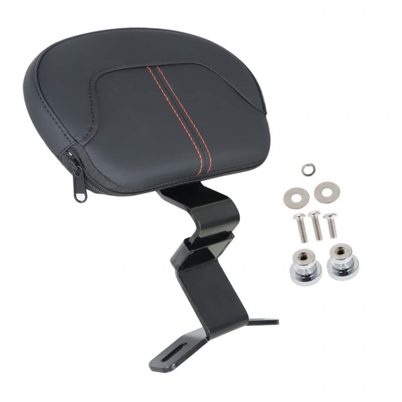Motorcycle Backrest Pad Front Driver Rider Detachable Replacement For Touring Cvo Street Glide Electra Road King 2009-2022