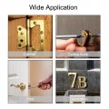 Uxcell Brass Wood Screws M4x40mm Phillips Flat Head Self Tapping Connector For Door Cabinet Wooden Furniture 20pcs