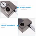 Mipcase Plug Spring Gate Latch Lock For Door French Concealed Safety Pin Glass Wood Bolt Doorlock Zinc Alloy Protector Trailer