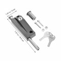 Mipcase Plug Spring Gate Latch Lock For Door French Concealed Safety Pin Glass Wood Bolt Doorlock Zinc Alloy Protector Trailer