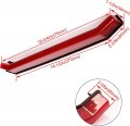 Kuafu Center Tail Light Compatible With 2019-2023 Polaris Rzr Xp 1000 Turbo Xp 4 Rear Accent Brake Lamp Taillight Replacement