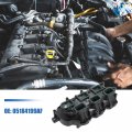 X Autohaux 1 Set Lower Intake Manifold For Jeep Dodge Ram Chrysler 11-18 Black