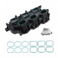 X Autohaux 1 Set Lower Intake Manifold For Jeep Dodge Ram Chrysler 11-18 Black