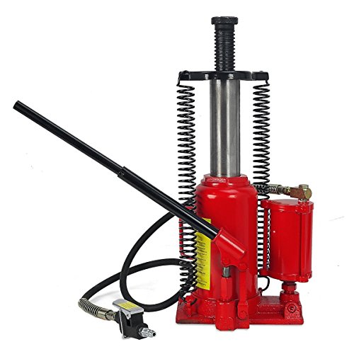 Air Hydraulic Bottle Jack 20 Ton Manual 40 000lb Heavy Duty Auto Truck Rv Repair