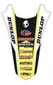 Rear Fender Graphic For Suzuki Rm125 And Rm250 96-00 Model 19-32416 Black Modern Style 