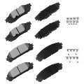 D1879 D1324 Brake Pads Set Front And Rear For Lexus Rx350 Rx350l Rx450h Rx450hl Toyota Avalon Trd Camry With Hardware 