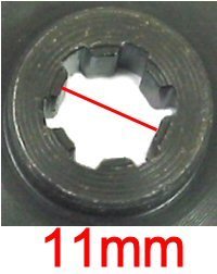 Universal Parts 17 Tooth Front Sprocket Bf05t