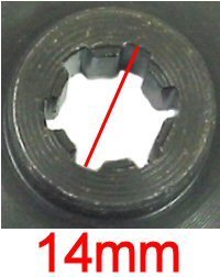 Universal Parts 17 Tooth Front Sprocket Bf05t