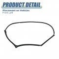 X Autohaux 1pcs Window Glass Seals Door Belt Weatherstrip No 55395275aw For Jeep Wrangler 2007-2018 Front Seal