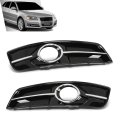 Front Fog Light Lamp Cover Grille Bezel Chrome Left Right For Audi A3 2010-2013 8p0807681aa