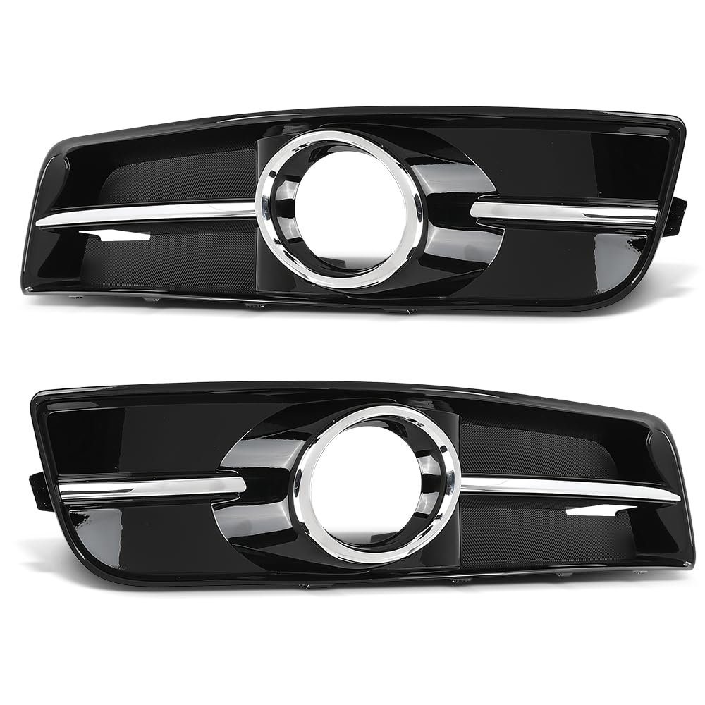 Front Fog Light Lamp Cover Grille Bezel Chrome Left Right For Audi A3 2010-2013 8p0807681aa