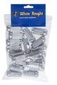 White Knight 1909xl-20am Chrome Finish 14mm X 1 50 Thread Size Long Bulge Acorn Lug Nut Pack Of 20 