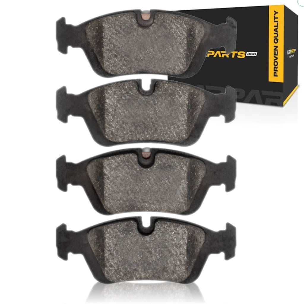Disc Brake Pads For Bmw 325i 320i 325xi 2001 2002 2003 2004 2005 Front Electronic Pad Wear Sensor 2 27 In Inner Height 5000