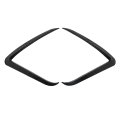 Carbon Fiber Front Bumper Fog Lamp Wind Knife Spoiler For Tesla Model Y 2025 2026 2 Piece Blade Trim Light Eyebrow Cover 