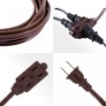 Ge 3-outlet Extension Cord With Multiple Outlets 6 Ft Power Strip 2 Prong 16 Gauge Twist-to-close Safety Covers Outdoor Outlet