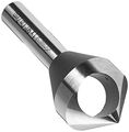Cobalt Steel Single End Countersink 53525 90 Degrees Point Angle Uncoated Bright Finish Round Shank 3 8 In Diameter 1 Body 