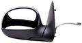 Passenger Side Mirror For Ford F150 And F250 Ld Pick Up Power Adjustable Glass Foldable Textured Black With Chrome Cover Right 