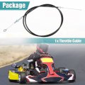X Autohaux Throttle Cable 8252-1390 For Go Kart Manco Asw Cart Gas Scooter 67 Long Inner Wire 71 Inch