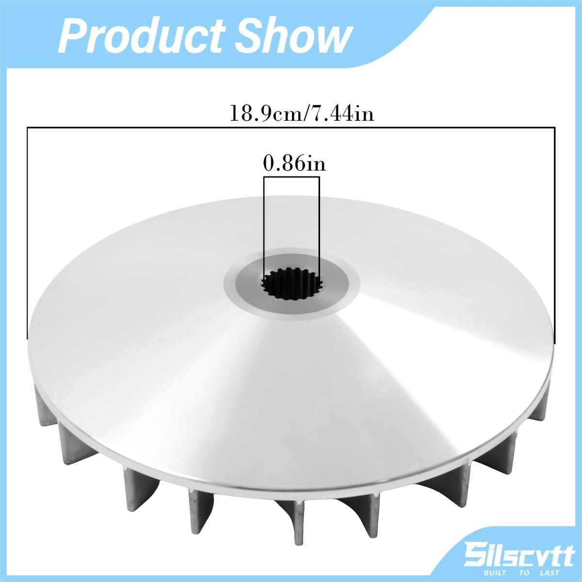 Primary Fixed Sheave 5km-17611-00-00 Replacement For Yamaha Grizzly 660 4x4 Yf 2002-2008 And Rhino 660 2004-2007