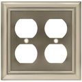 Brainerd Mfg Liberty Hdw W10537-sn-u Sn Arch 2g Dplx Plate 
