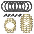 Caltric Clutch Friction Steel Plates And Spring Kit Compatible With Kawasaki Kx250f Kx252 2008-2020