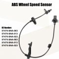 X Autohaux 2pcs 57470-sna-003 57475-sna-003 Abs Wheel Speed Sensor Rear Left Right For Honda Civic 2006 Dx Ex Hybrid Lx 1 3l