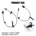 X Autohaux 2pcs 57470-sna-003 57475-sna-003 Abs Wheel Speed Sensor Rear Left Right For Honda Civic 2006 Dx Ex Hybrid Lx 1 3l
