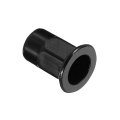 M6 Rivet Nuts Thread Half Hexagonal Carbon Steel Flat Head Threaded Nut 60pcs