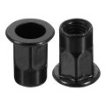 M6 Rivet Nuts Thread Half Hexagonal Carbon Steel Flat Head Threaded Nut 60pcs 