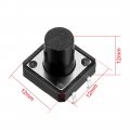 Uxcell 12x12x12mm Panel Momentary 4-pin Pcb Dip Tactile Tact Push Button Switch 100pcs