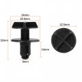 Uxcell 15pcs Plastic Rivet Bumper Fastener Clips Push-type Retainer For F-150 Fusion W705957-s300