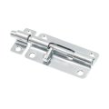U 117570 Door And Gate Slide Barrel Bolt Latch 4 In Zinc Plated Steel Rust Resistant With Mounting Screws Single Pack 