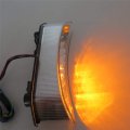 Httmt Mt047a- Led Tail Light Brake With Integrated Turn Signals Indicators Compatible 2002 2003 Yzf R1 Yzf-r1 Yzfr1 Clear