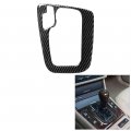 Teamwill 1pc Carbon Fiber Interior Gear Shift Panel Cover Trim Fit For Bmw 3series E46 1998-2005