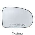 Spieg Passenger Side Mirror Glass Replacement For Toyota Prius 2010-2015 Heated With Backing Plate Rh