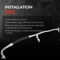 A-premium A C Suction Line Hose Assembly Compatible With Bmw 528i 2011-2016 Xdrive 2012-2016 535d 2014-2016 740ld Compressor To