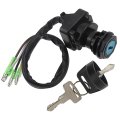 Ignition Key Switch 27005-1131 For Kawasaki Bayou 220 Klf220 1988 To 1995 And Mojave 110 110e Klf110 With 2 Keys Housing 